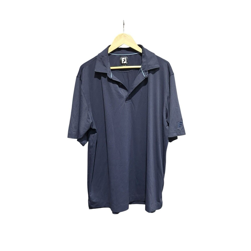 Footjoy Prodry Performance Ultimate High Tech Golf Shirt Size Xl Navy Blue Golf
